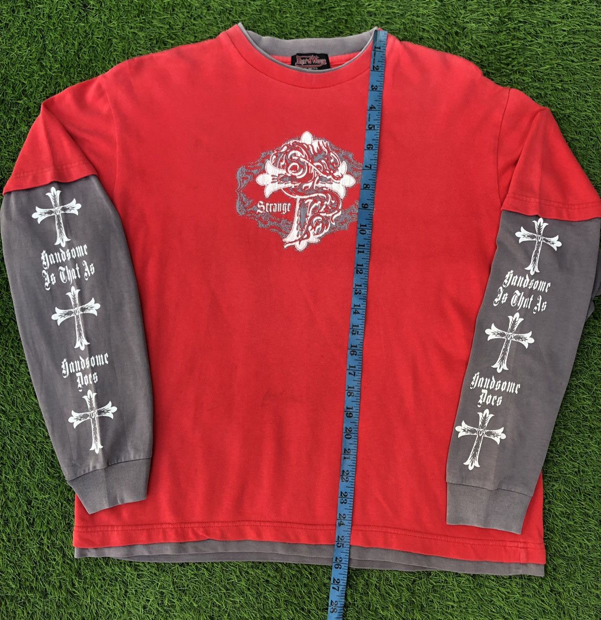 If Six Was Nine Vintage’90s🔥3 Items Bundle🔥Big Logo Strange Raglan L/S Tee Size US L / EU 52-54 / 3 - 6 Thumbnail