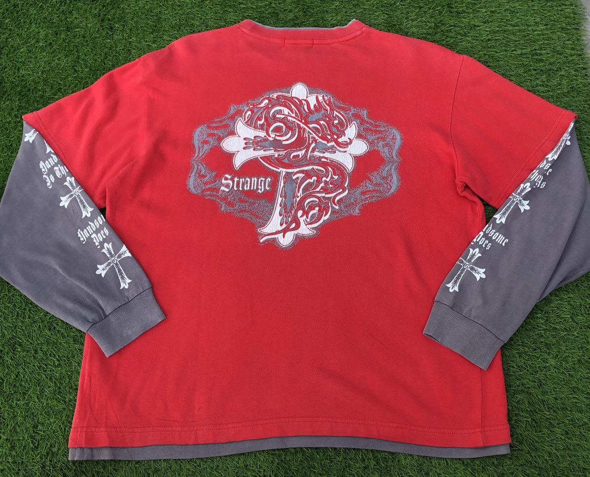 If Six Was Nine Vintage’90s🔥3 Items Bundle🔥Big Logo Strange Raglan L/S Tee Size US L / EU 52-54 / 3 - 5 Thumbnail