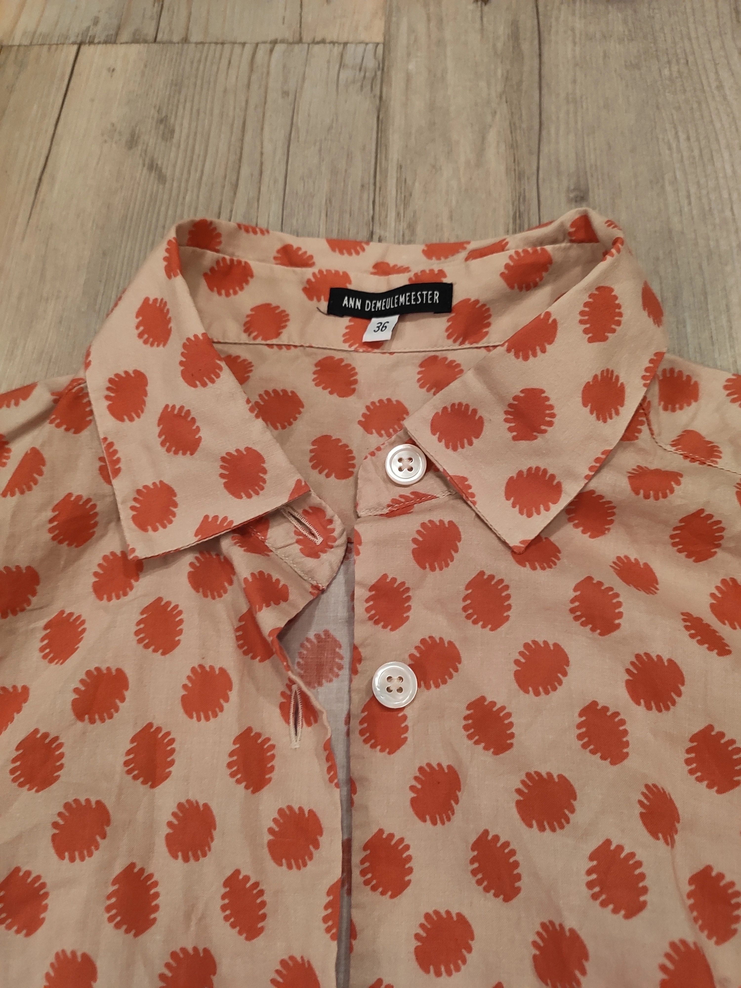 Ann Demeulemeester Dots button up shirt.Like CaseyCasey or Uma Wang Size XS / US 0-2 / IT 36-38 - 2 Thumbnail