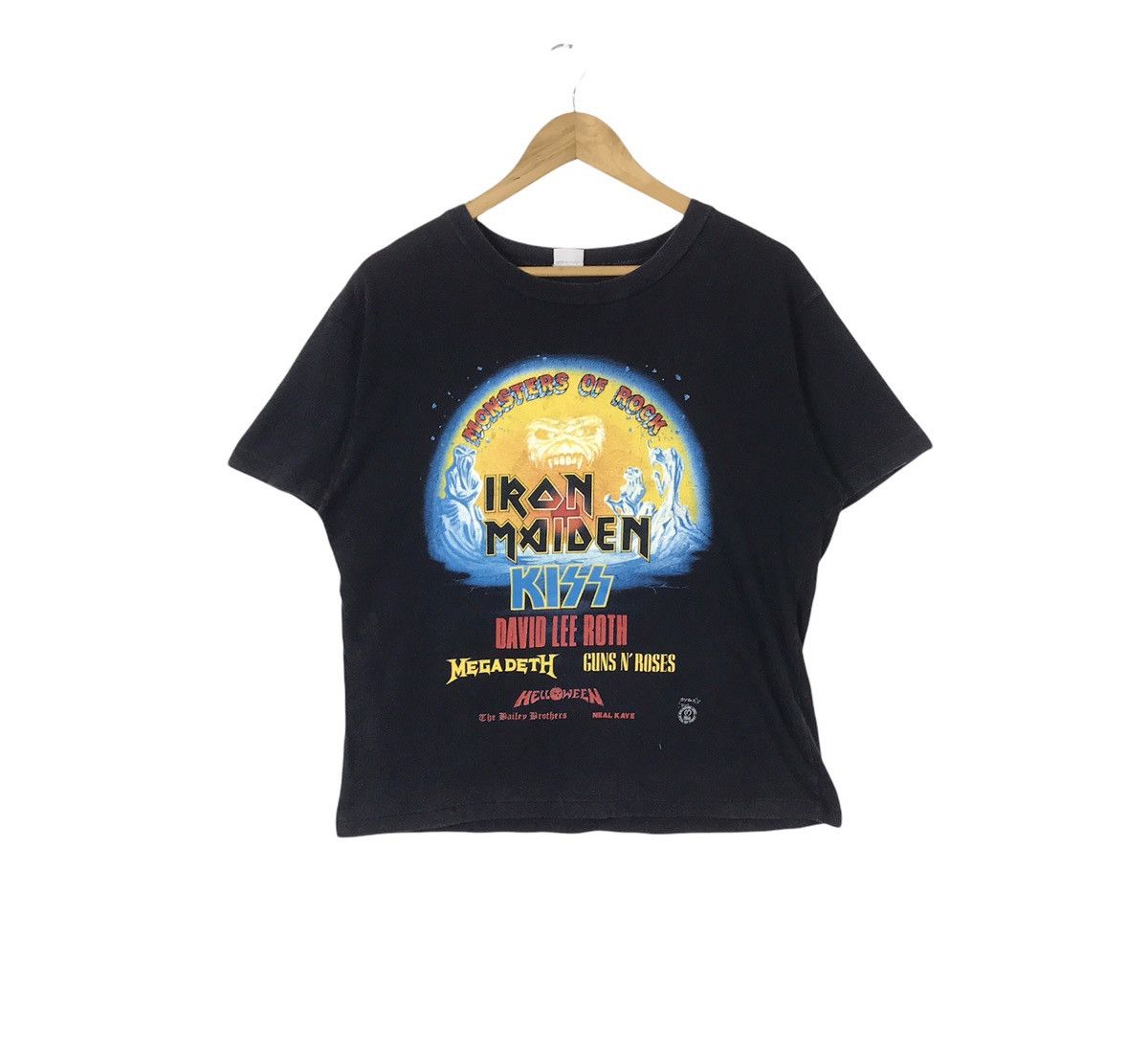 Band Tees × Vintage Vintage 80s 1988 Monsters Of Rock Heavy Metal 