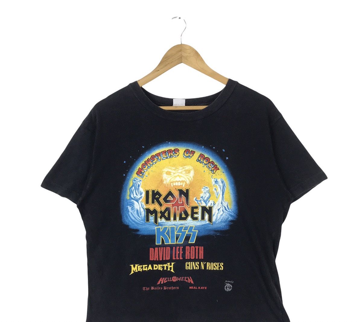 Band Tees × Vintage Vintage 80s 1988 Monsters Of Rock Heavy Metal 