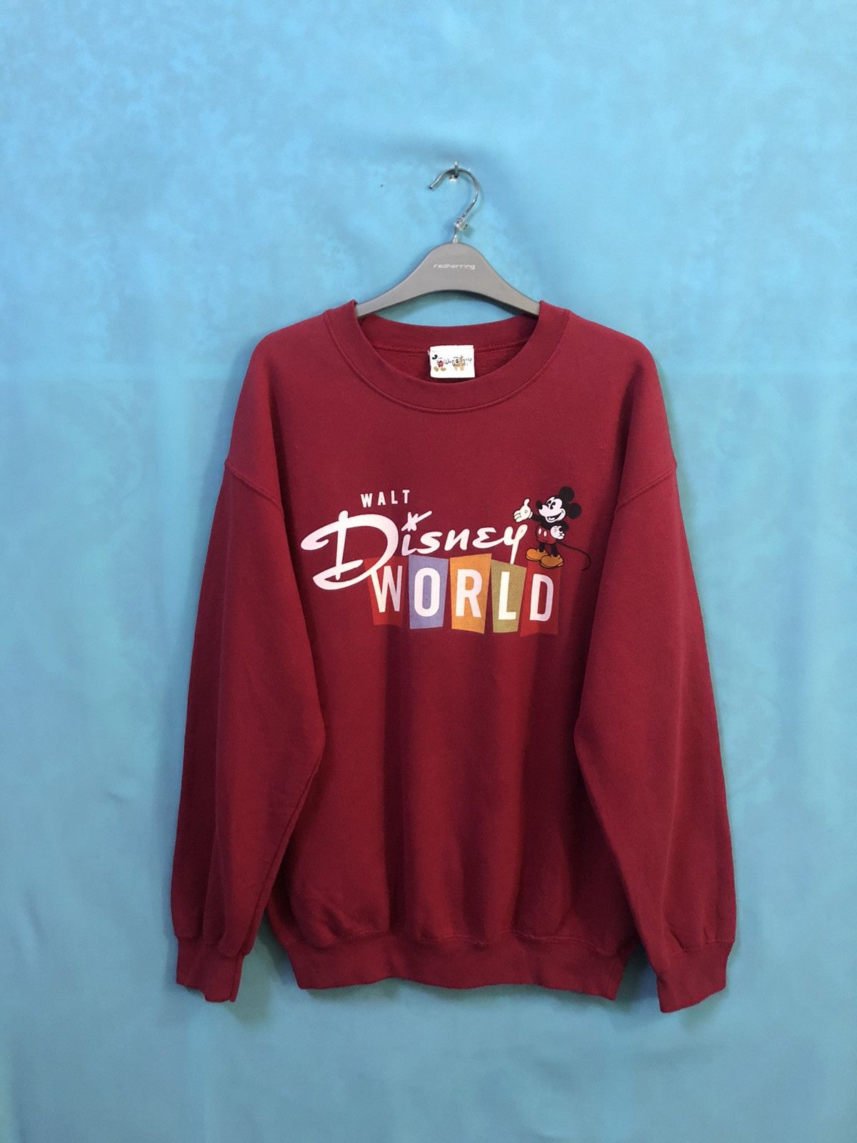 Disney Vintage world mickey #A4 Size US M / EU 48-50 / 2 - 2 Thumbnail