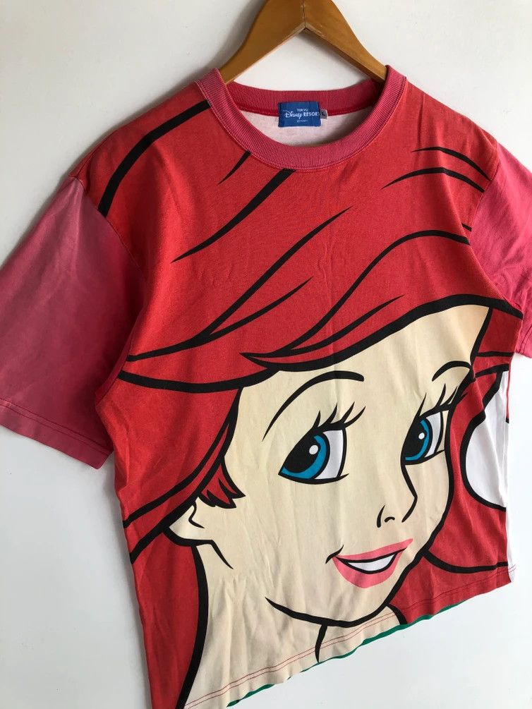 Cartoon Network VINTAGE MERMAID ARIEL BIG FACE TOKYO DISNEYLAND TEE Size US M / EU 48-50 / 2 - 3 Thumbnail