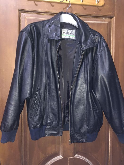 durante old leather bomber jacket 90s - beaconparenting.ie