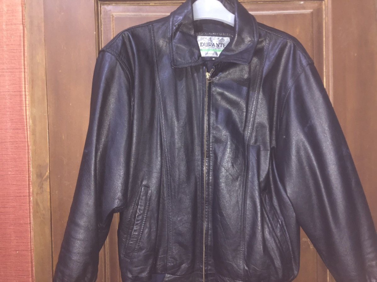 Leather Jacket × Vintage Rare!! Durante leather jacket | Grailed