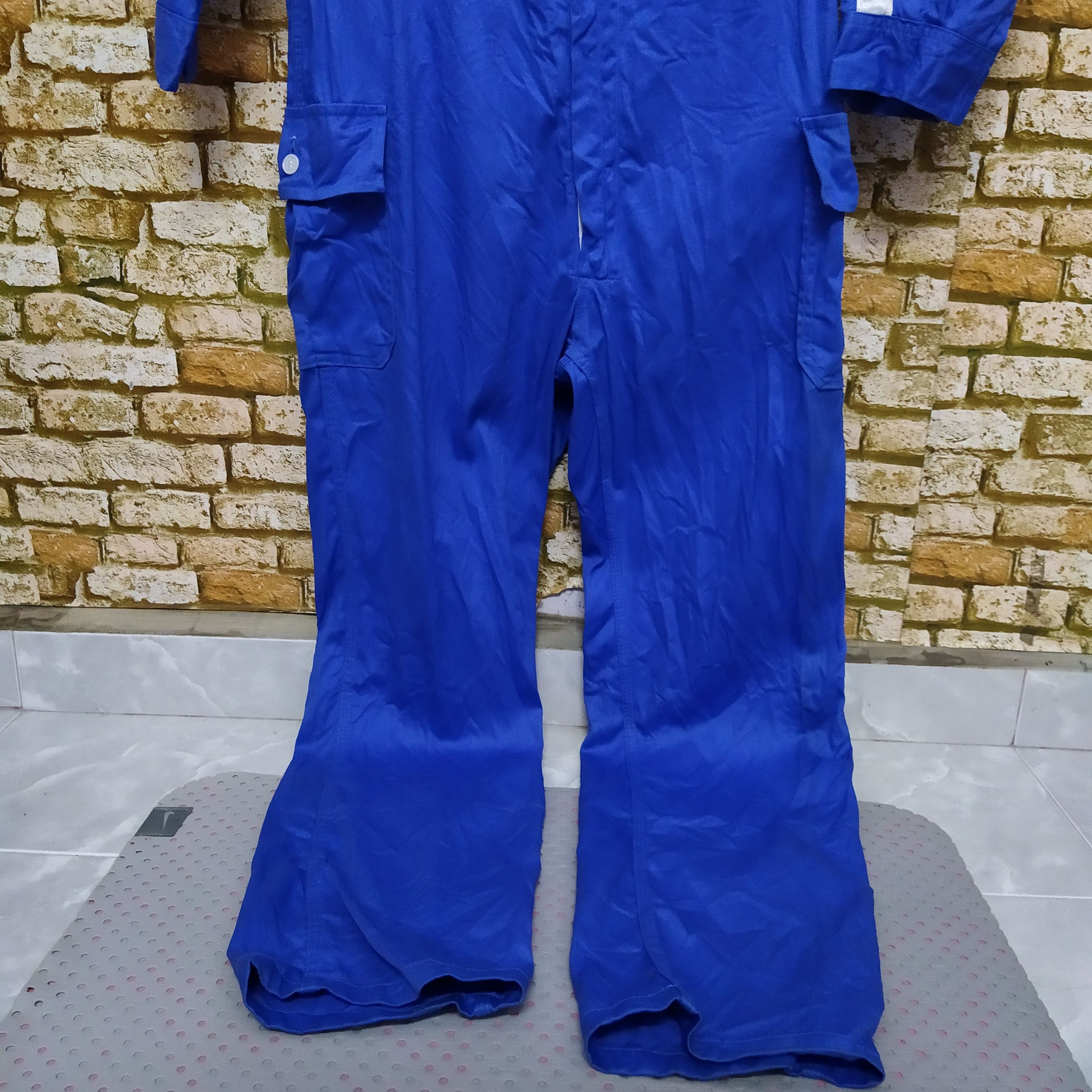 Japanese Brand × Vintage TOYOTA SANFORIZED COVERALL RACING GEAR (D492) Size US 33 - 2 Thumbnail