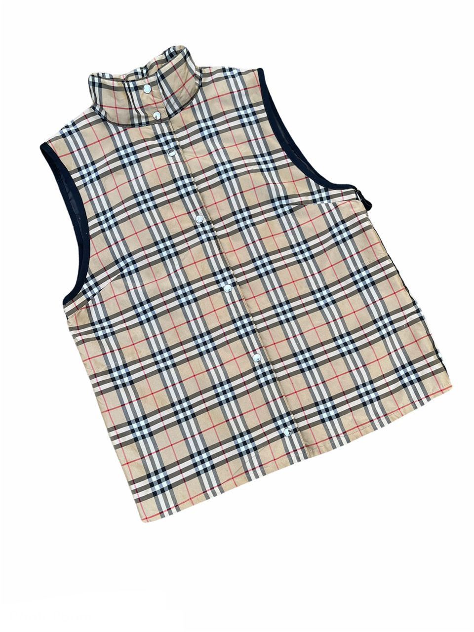 Burberry × Designer Burberry Blue Label Nova Check Vests Size US M / EU 48-50 / 2 - 2 Thumbnail