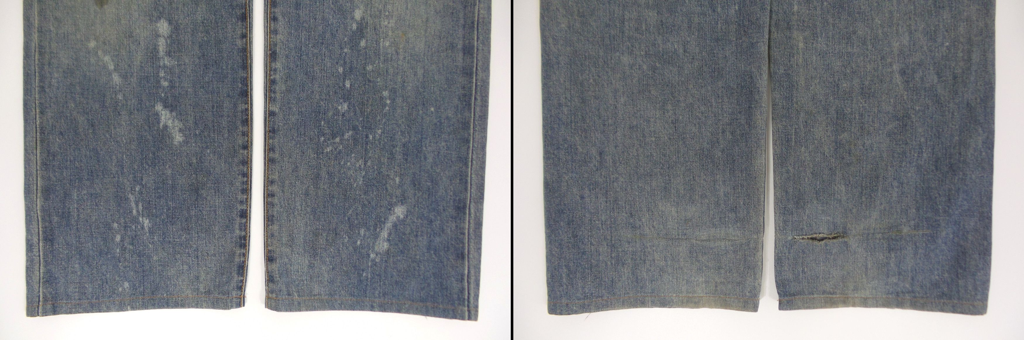 Japanese Brand DISTRESSED Blue Way Buckle Back Selvedge Jeans W30xL41 Size US 30 / EU 46 - 4 Thumbnail