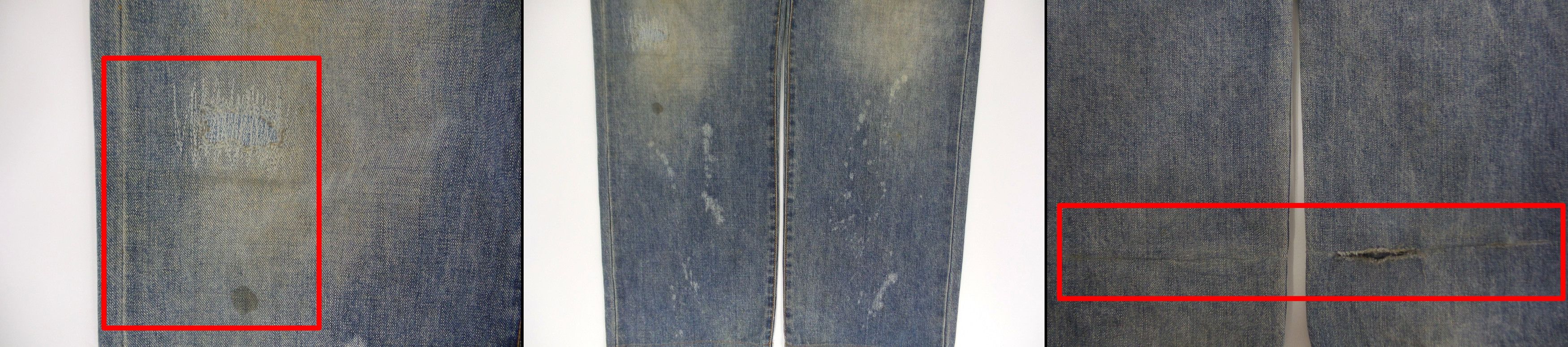 Japanese Brand DISTRESSED Blue Way Buckle Back Selvedge Jeans W30xL41 Size US 30 / EU 46 - 9 Thumbnail