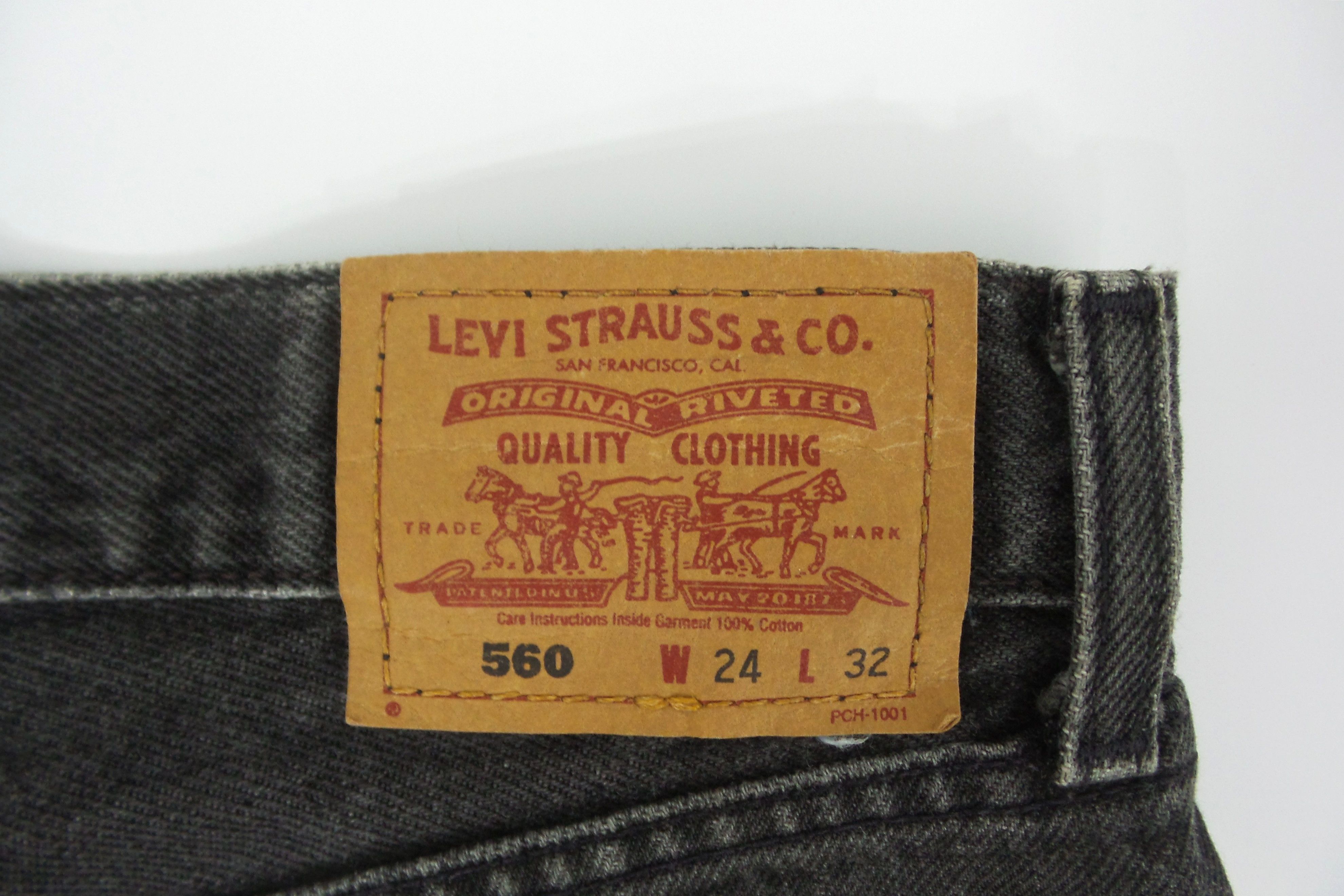 Levi's Levi's 560-09 Black Jeans W26xL38 Size US 26 / EU 42 - 7 Thumbnail