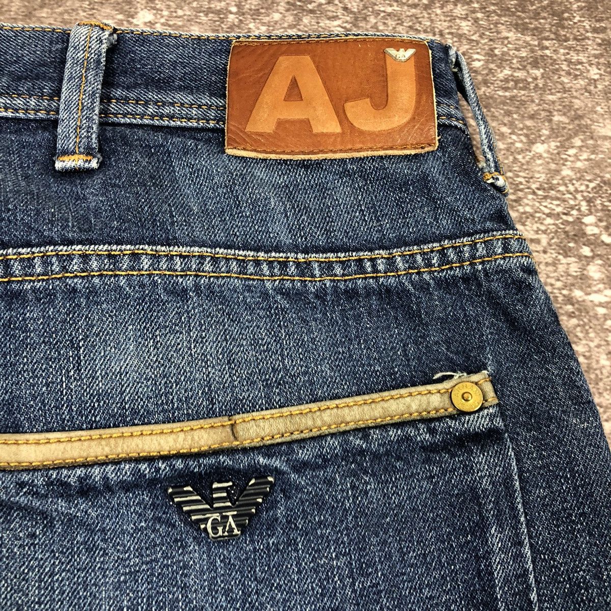 Armani Vintage Armani Jeans Washed Denim Size US 30 / EU 46 - 16 Thumbnail