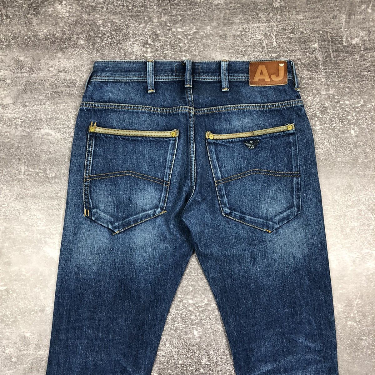 Armani Vintage Armani Jeans Washed Denim Size US 30 / EU 46 - 2 Thumbnail