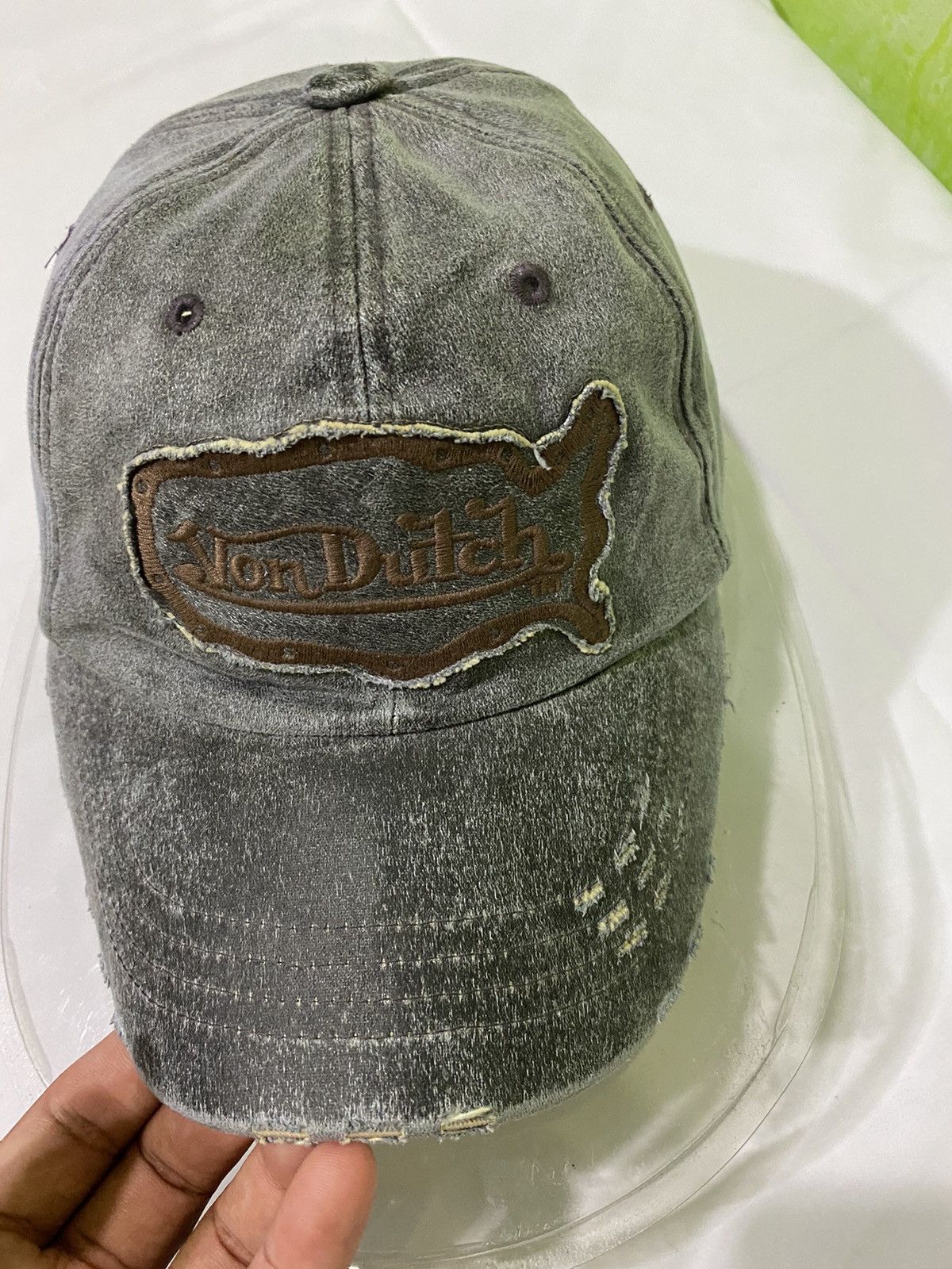 Von Dutch Von Dutch leather trucker hat / cap | Grailed
