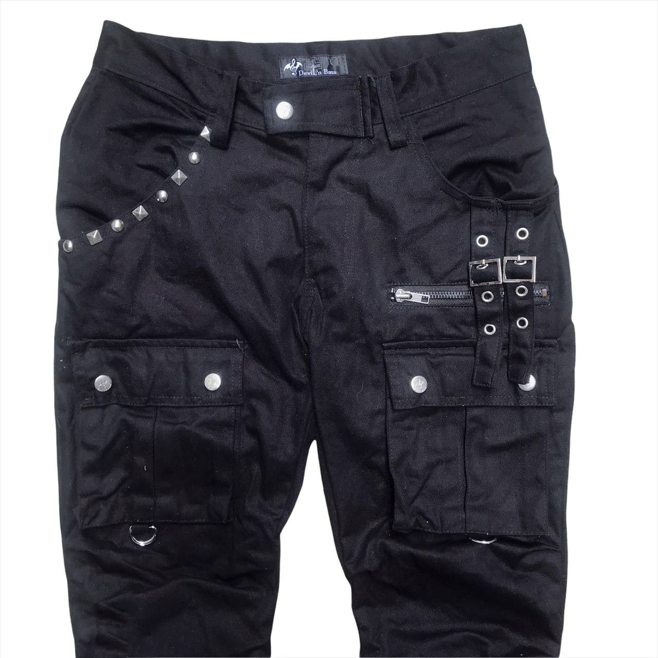 Seditionaries Devil N Bass Multi Pocket Bondage Pants Size US 30 / EU 46 - 6 Thumbnail