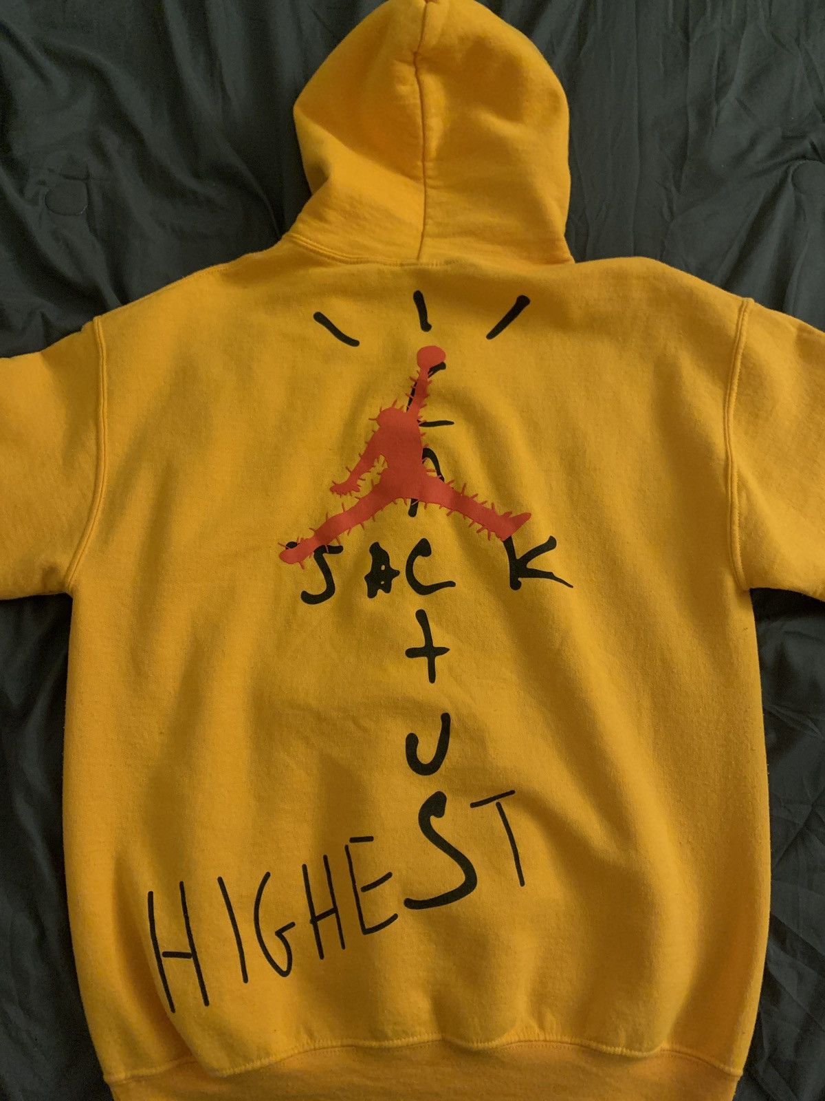 Nike × Travis Scott Gold Travis Scott x Nike Hoodie Size US M / EU 48-50 / 2 - 2 Thumbnail