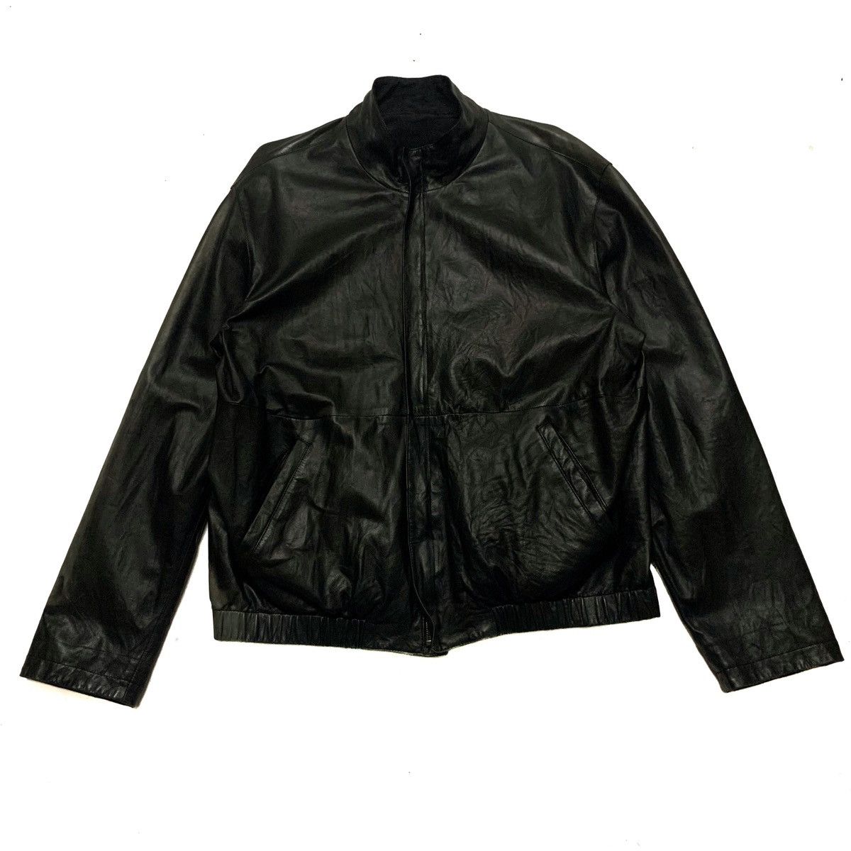 Salvatore Ferragamo Salvatore Ferragamo Leather Reversible Jacket 