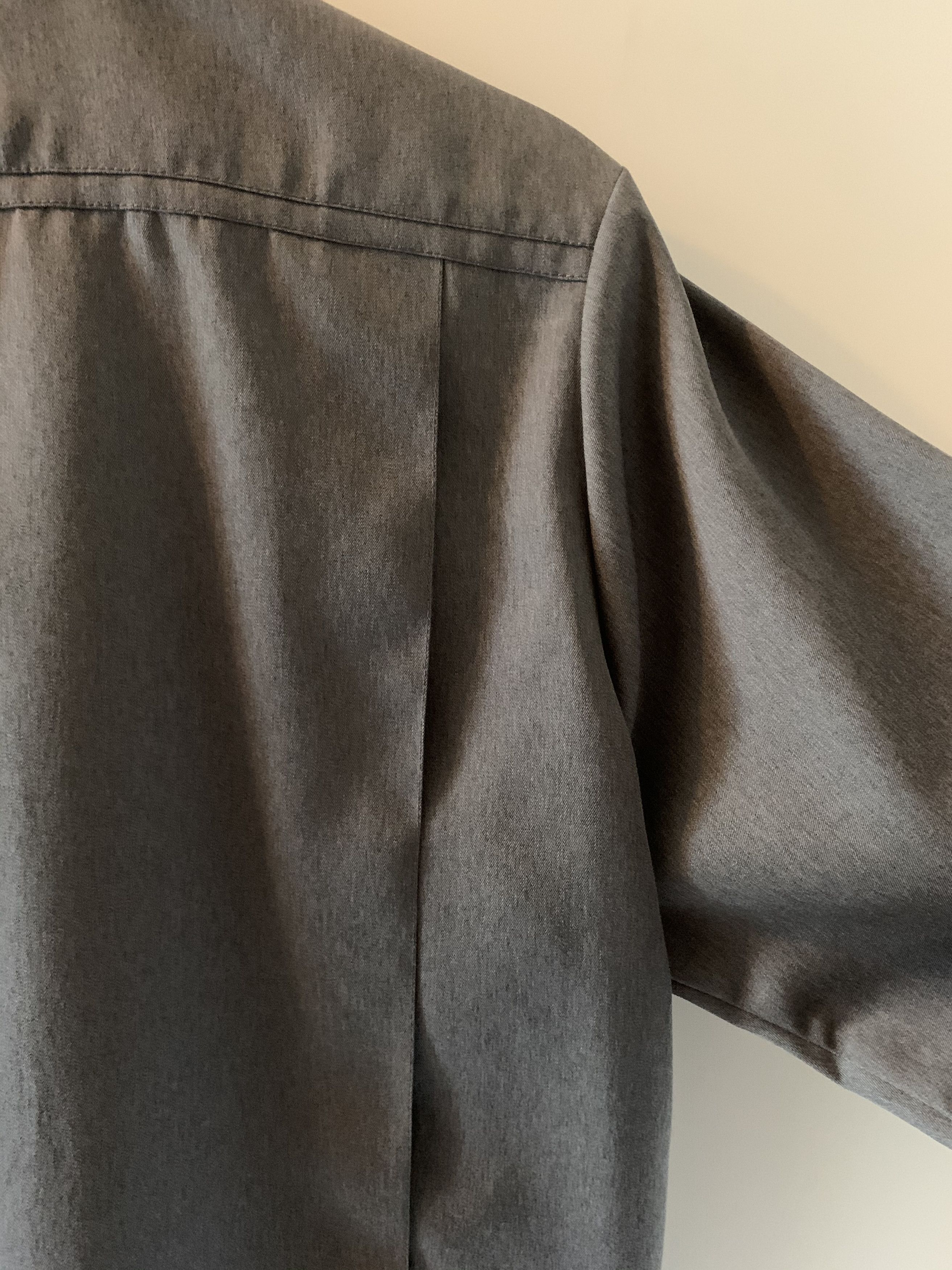 Kiko Kostadinov Pleated Gray Jacket Size US M / EU 48-50 / 2 - 3 Thumbnail