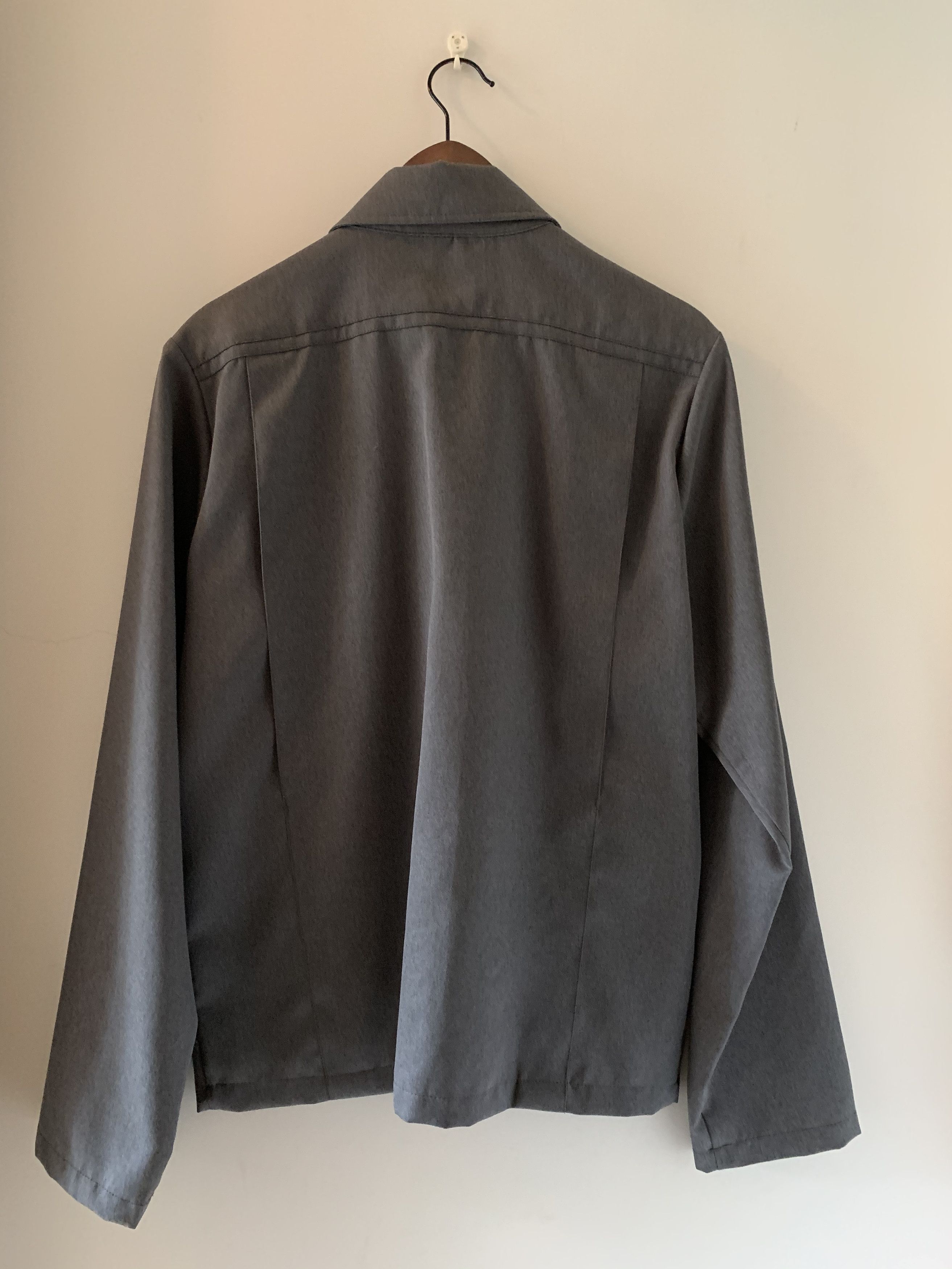 Kiko Kostadinov Pleated Gray Jacket Size US M / EU 48-50 / 2 - 2 Thumbnail