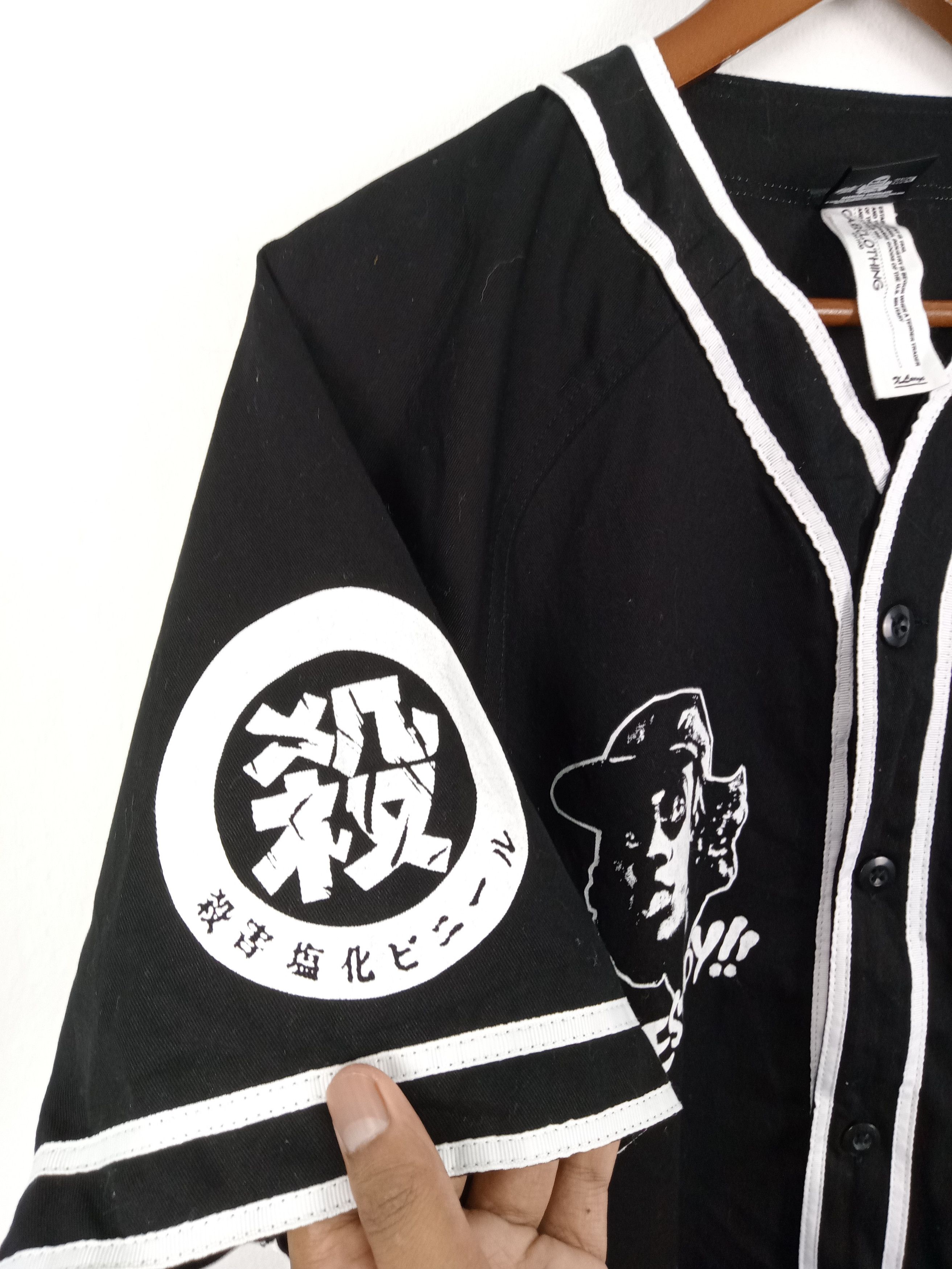 Japanese Brand Hardcore Chocolate Punk 666 ACDC Buttons Up Shirt Size US XL / EU 56 / 4 - 4 Thumbnail