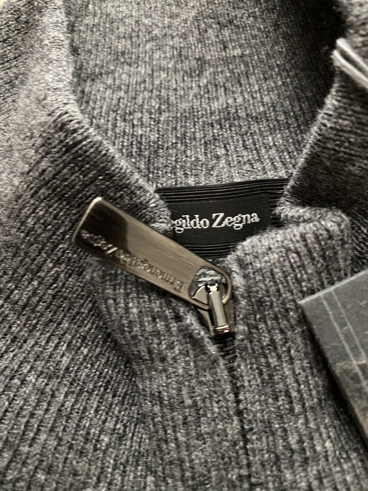 Ermenegildo Zegna Zegna Zip sweater cashmere wool Size US M / EU 48-50 / 2 - 2 Thumbnail