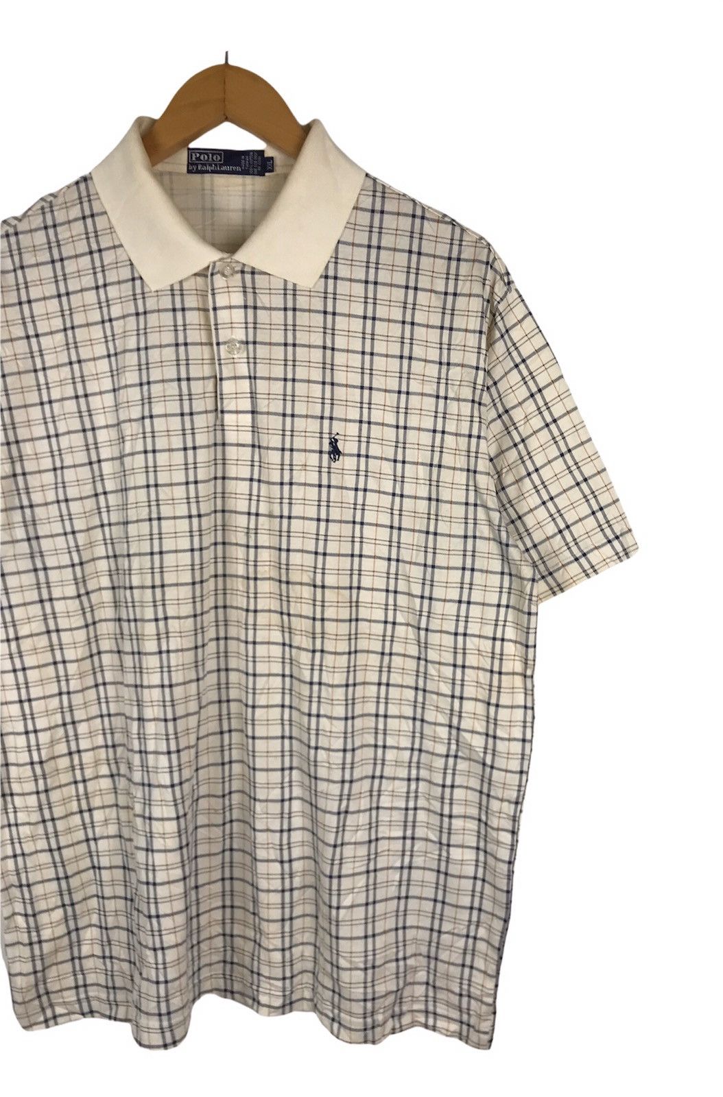 Polo Ralph Lauren × Vintage Vintage Ralph Lauren Nova Check Design Polos Size US XXL / EU 58 / 5 - 1 Thumbnail