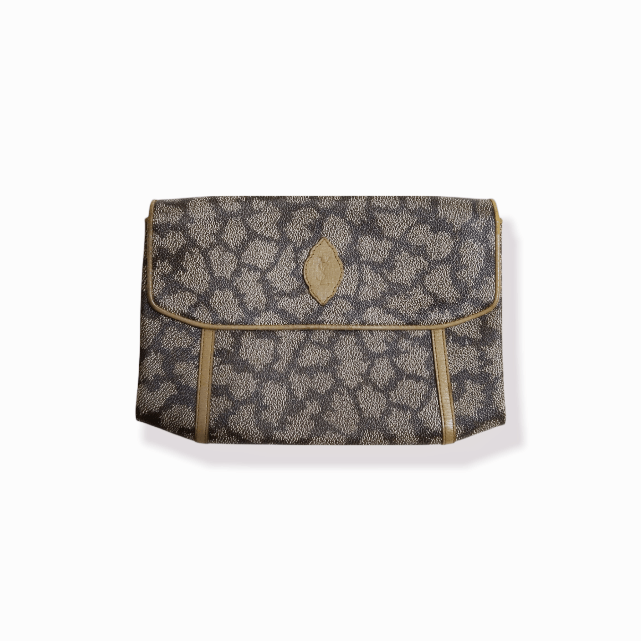 Vintage YSL GIRAFFE PATTERN VINTAGE CLUTCH Size ONE SIZE - 1 Thumbnail
