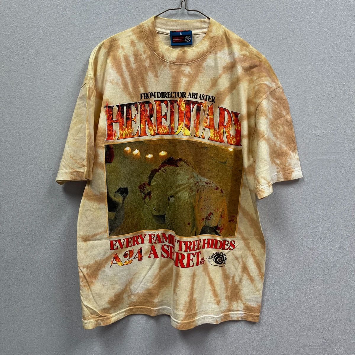 Online Ceramics Hereditary x Online Ceramics x A24 exclusive tie dye shirt Grailed