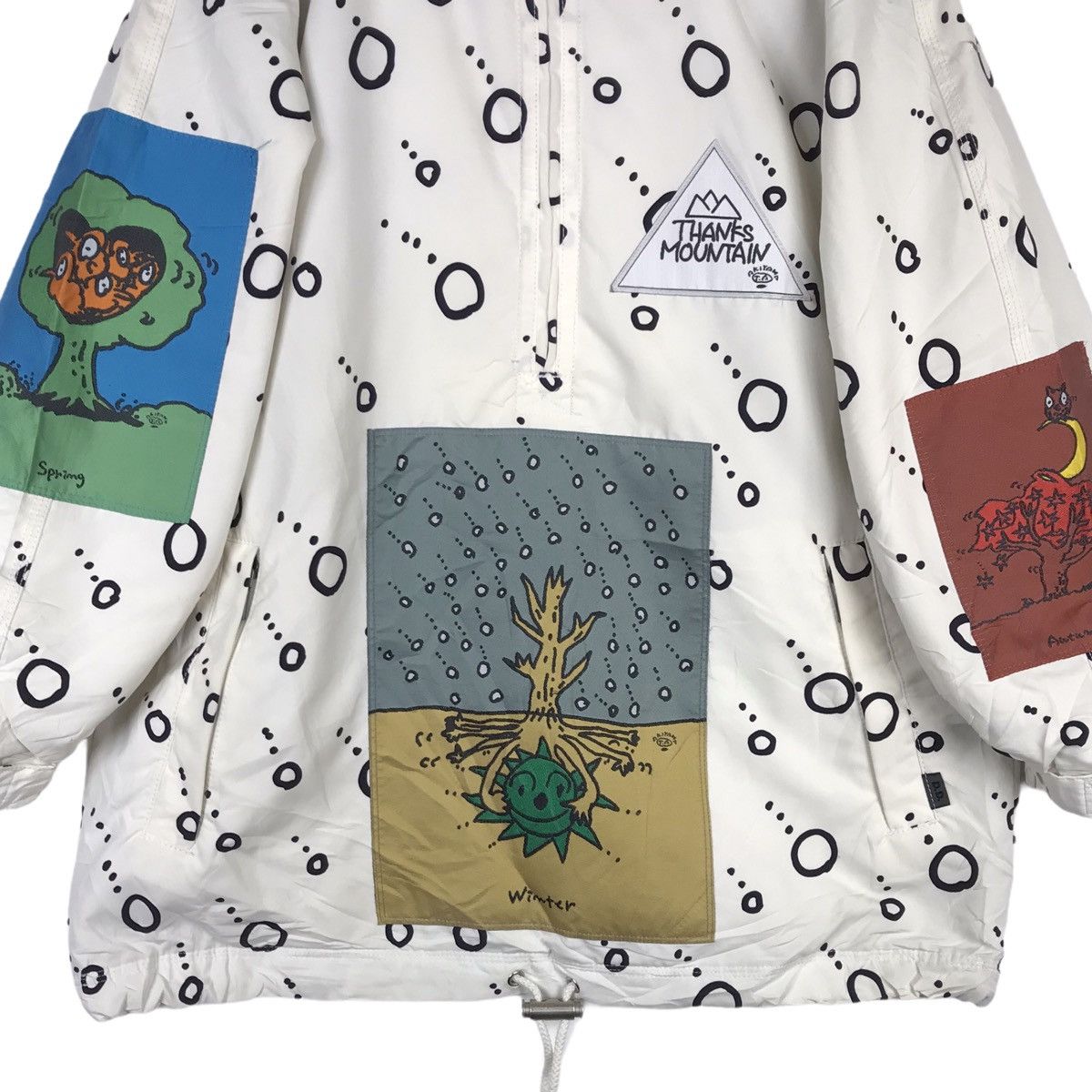 Descente × Vintage Vintage Descente Decor Skiwear Hoodie Half Zip Jacket Size US M / EU 48-50 / 2 - 6 Thumbnail
