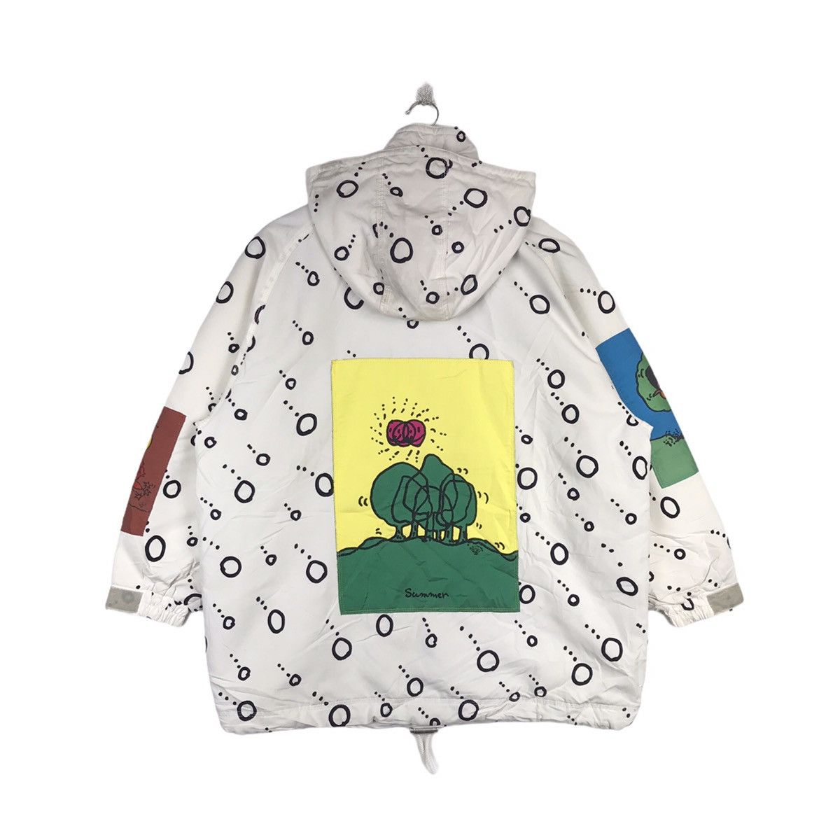 Descente × Vintage Vintage Descente Decor Skiwear Hoodie Half Zip Jacket Size US M / EU 48-50 / 2 - 3 Thumbnail