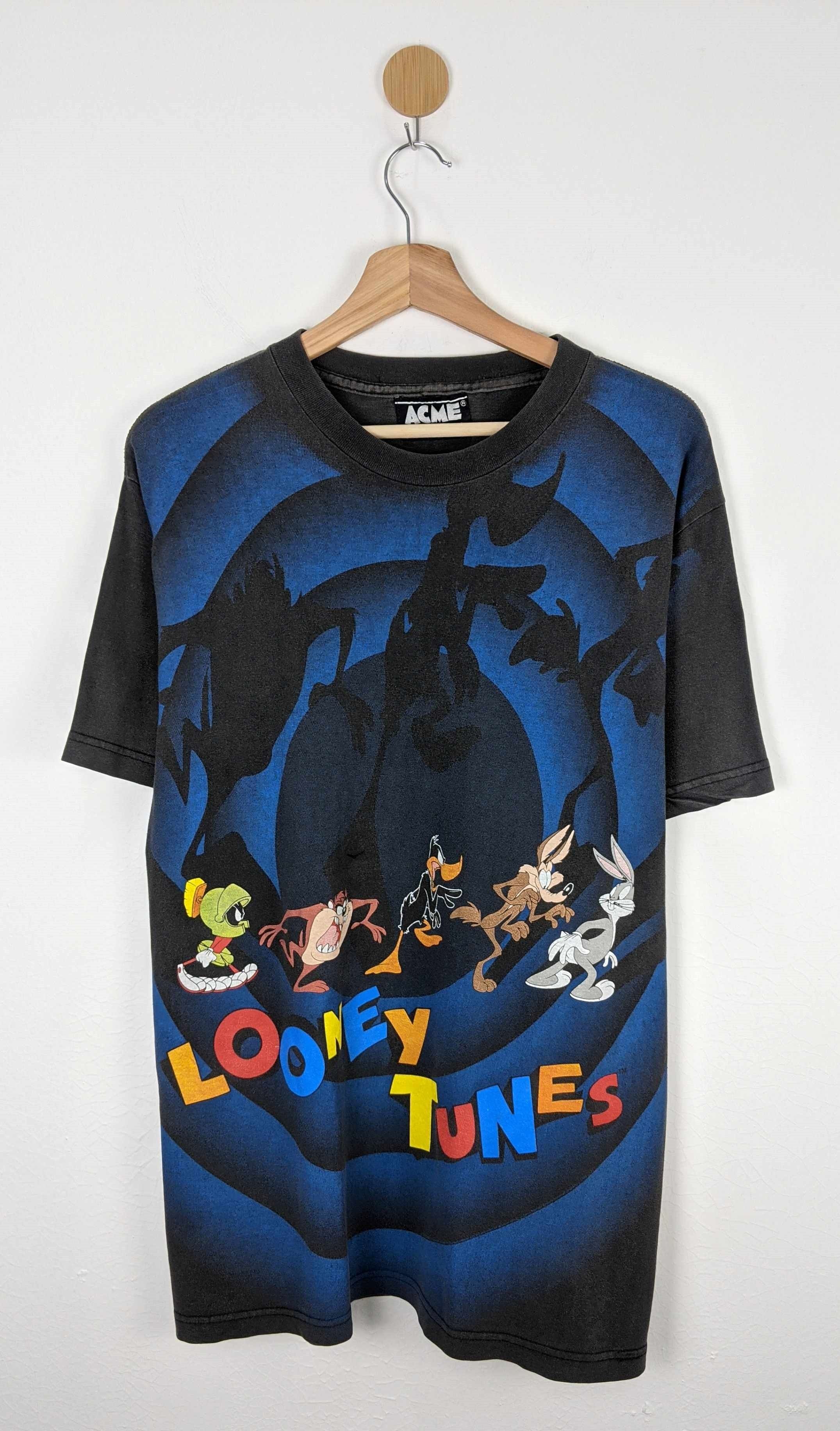 Vintage Vintage Looney Tunes Bullseye shirt 90s Size US L / EU 52-54 / 3 - 1 Thumbnail
