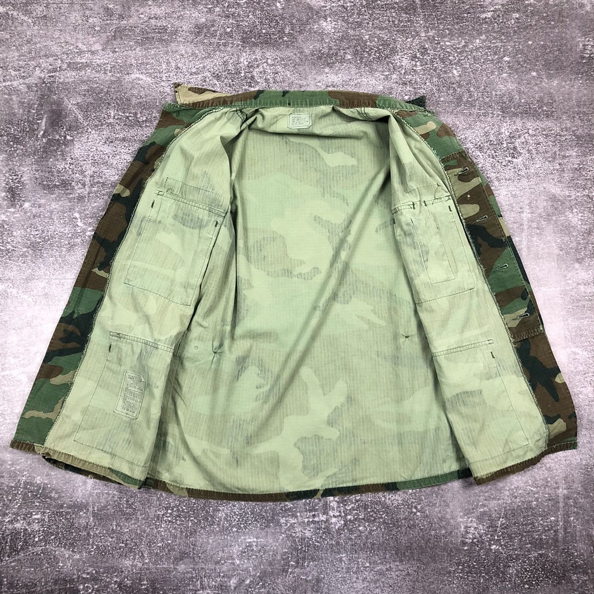 Vintage Vintage US Army Camo Jacket Hot Weather Coat Size US M / EU 48-50 / 2 - 10 Thumbnail