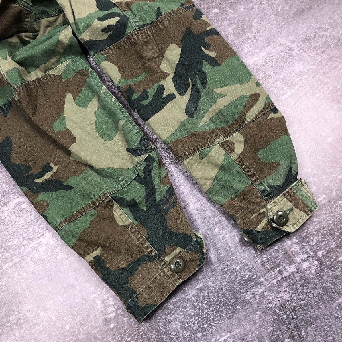 Vintage Vintage US Army Camo Jacket Hot Weather Coat Size US M / EU 48-50 / 2 - 18 Thumbnail