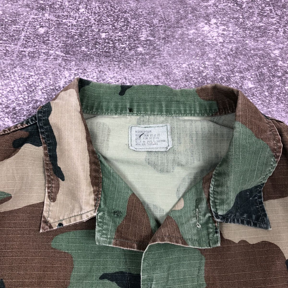 Vintage Vintage US Army Camo Jacket Hot Weather Coat Size US M / EU 48-50 / 2 - 7 Thumbnail
