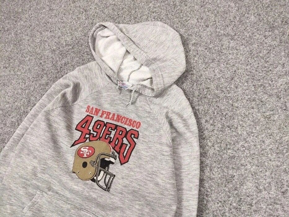 NFL Vintage San Francisco 49ers NFL Hoodie Made USA Sweatshirt Size US XL / EU 56 / 4 - 4 Thumbnail
