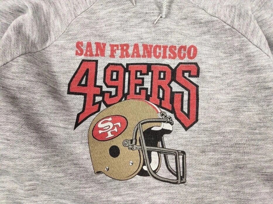 NFL Vintage San Francisco 49ers NFL Hoodie Made USA Sweatshirt Size US XL / EU 56 / 4 - 11 Thumbnail