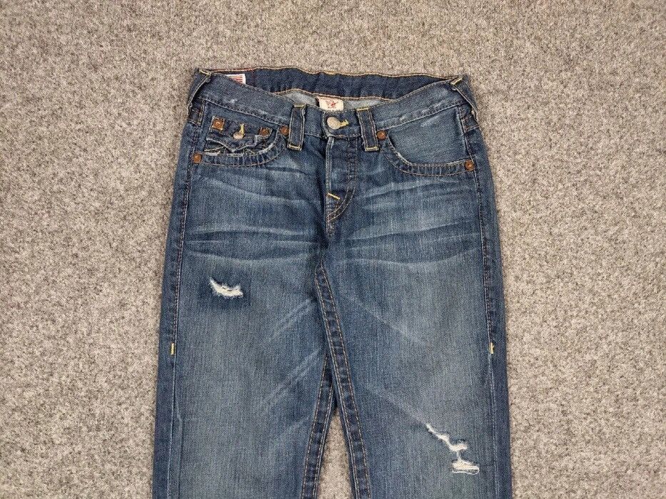 True Religion Vintage True Religion Distressed Denim Jeans Made In Usa Size US 27 - 6 Thumbnail