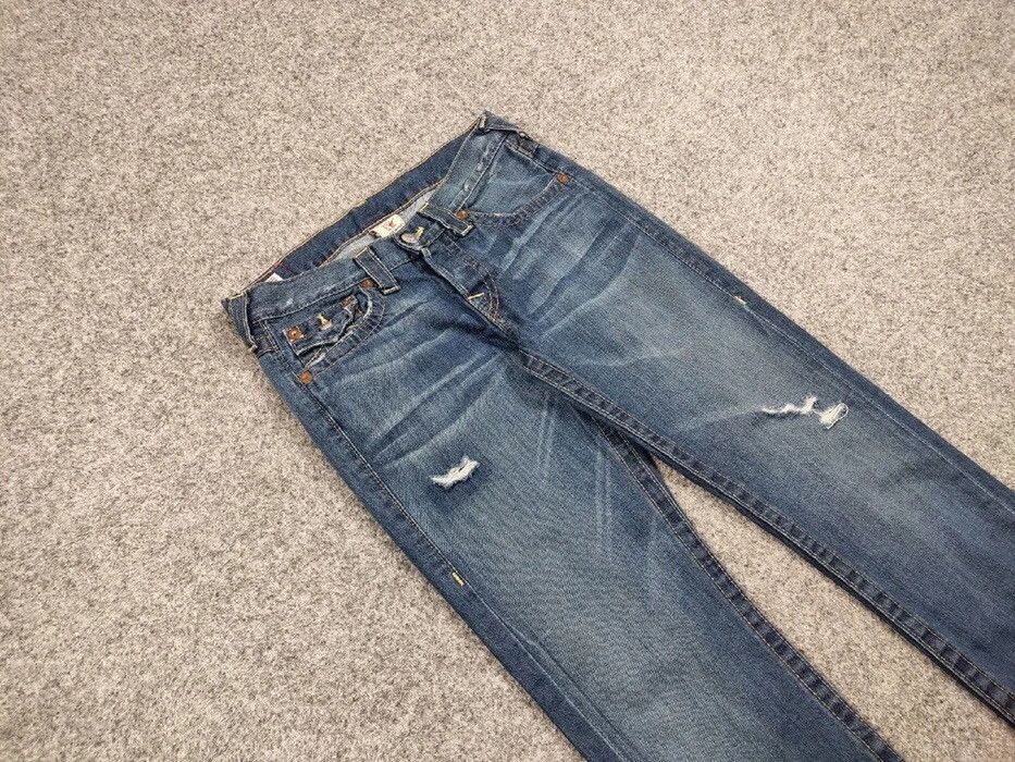 True Religion Vintage True Religion Distressed Denim Jeans Made In Usa Size US 27 - 9 Thumbnail