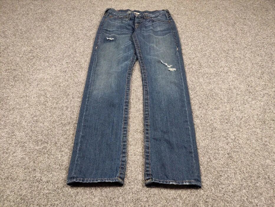 True Religion Vintage True Religion Distressed Denim Jeans Made In Usa Size US 27 - 2 Thumbnail