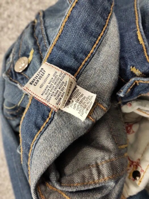 True Religion Vintage True Religion Distressed Denim Jeans Made In Usa Size US 27 - 16 Thumbnail
