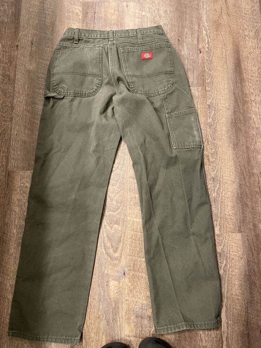 Dickies Faded Olive Dickie Carpenter Pants (32x32) Grailed