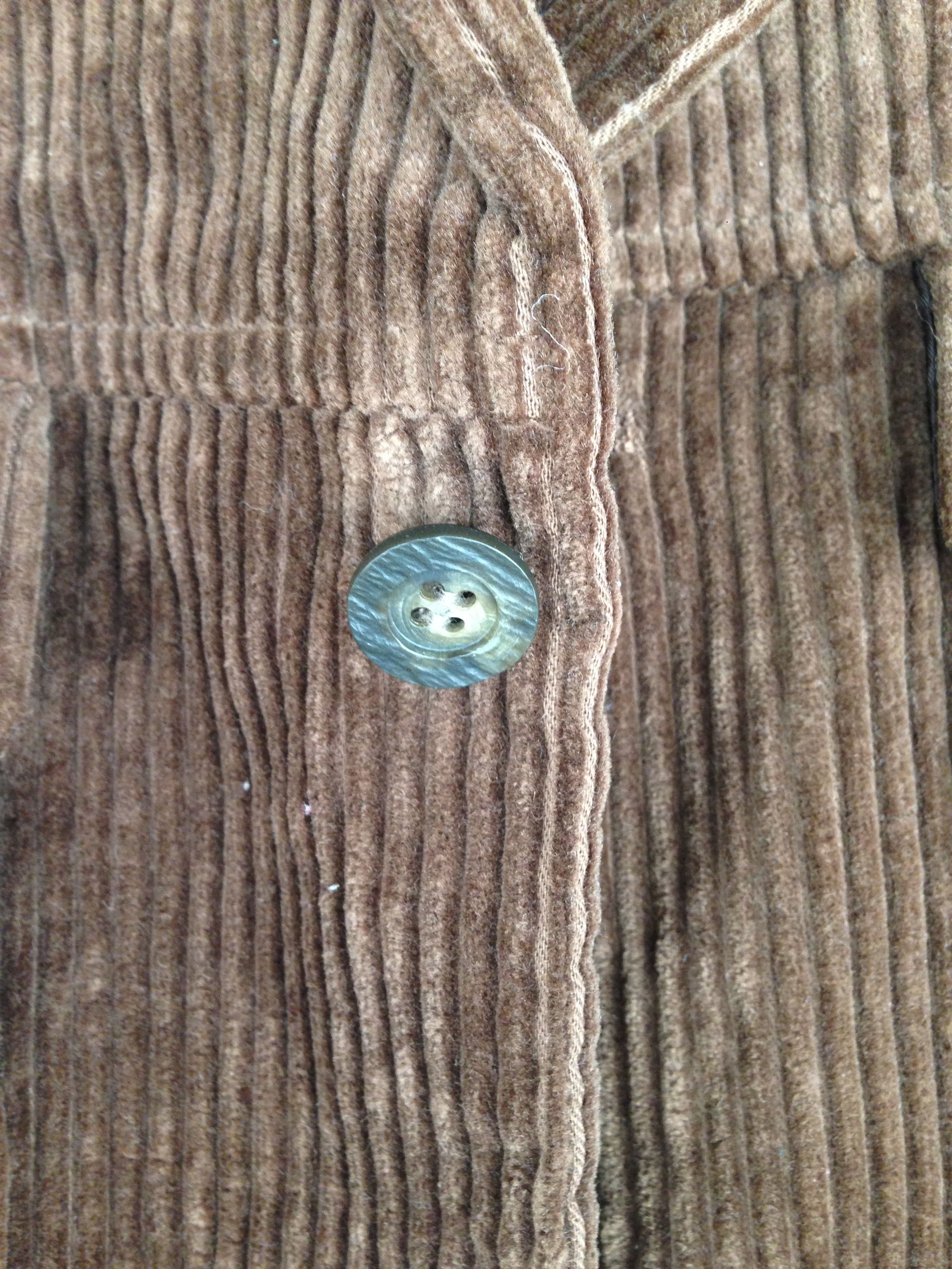 Bape A Bathing Ape Corduroy Button Jacket Size US L / EU 52-54 / 3 - 11 Thumbnail