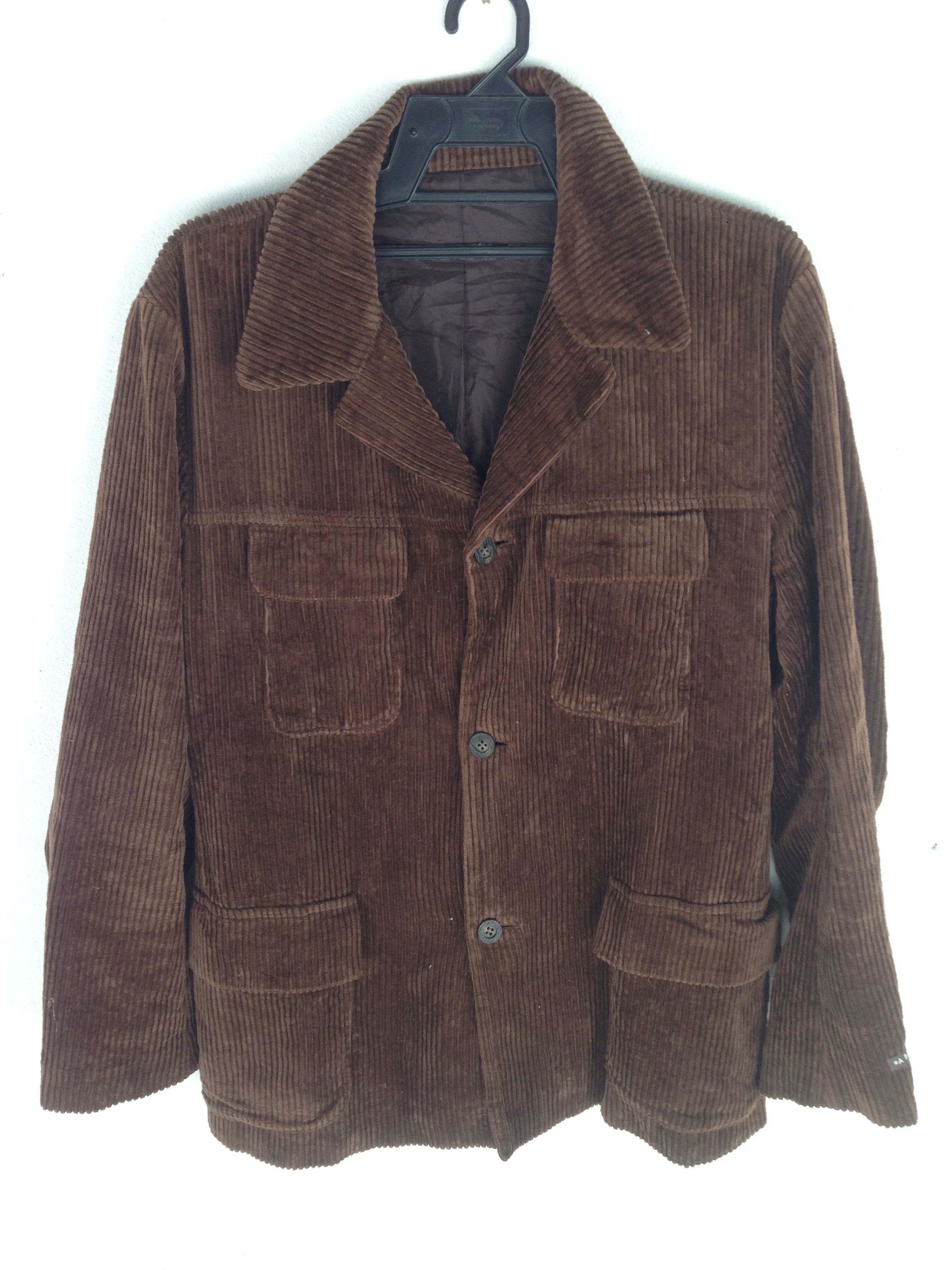 Bape A Bathing Ape Corduroy Button Jacket Size US L / EU 52-54 / 3 - 1 Thumbnail