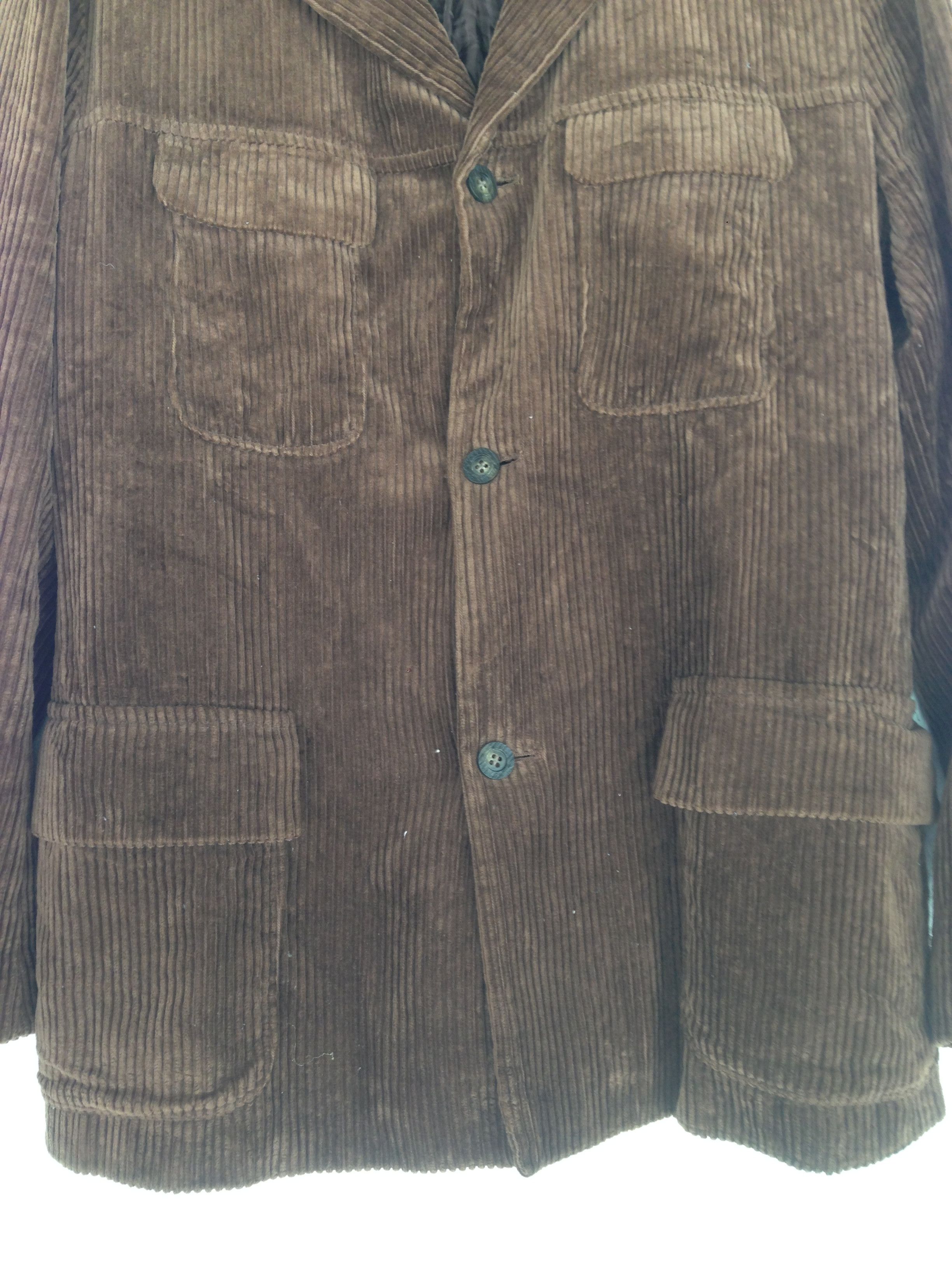 Bape A Bathing Ape Corduroy Button Jacket Size US L / EU 52-54 / 3 - 3 Thumbnail