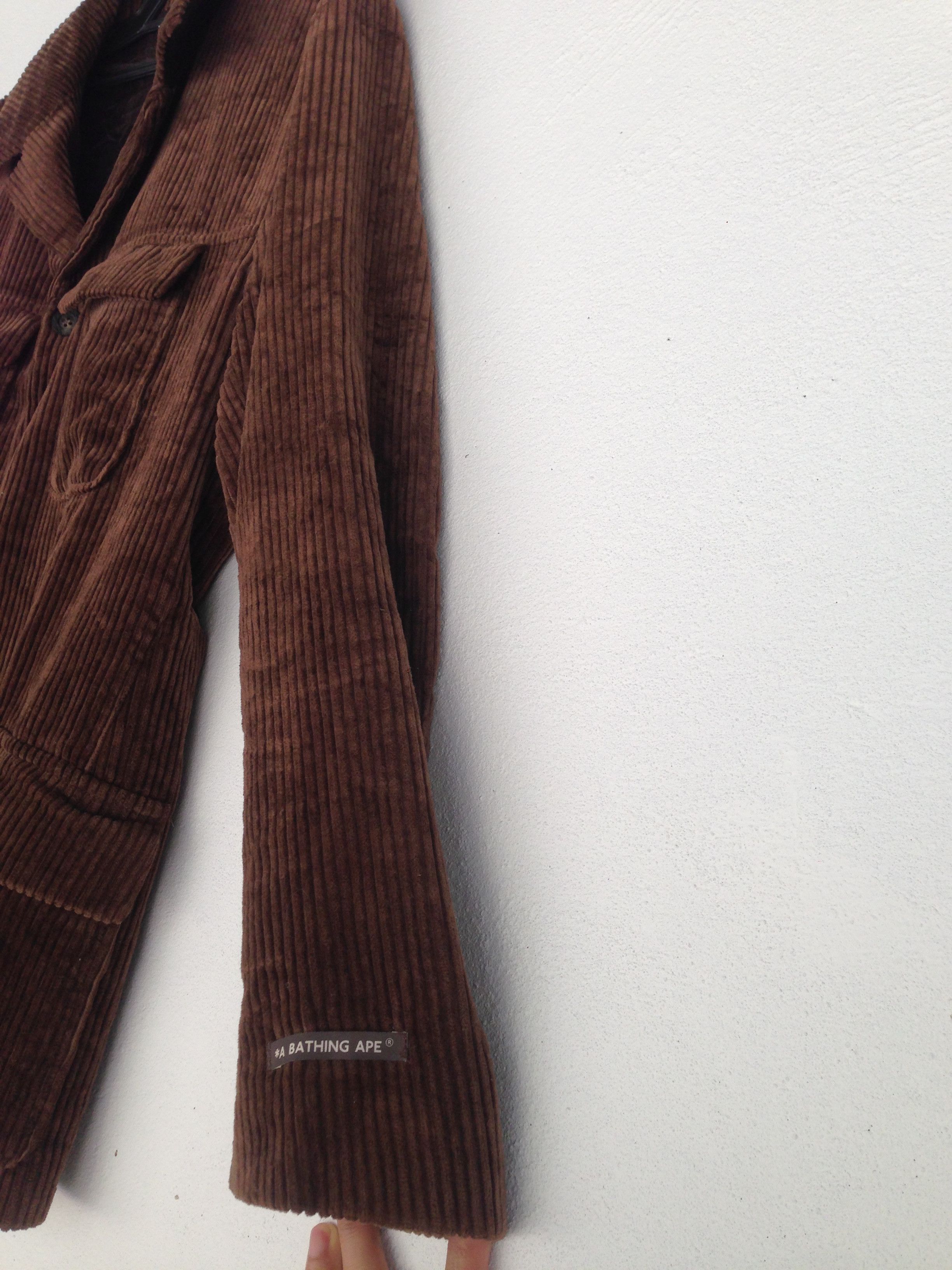 Bape A Bathing Ape Corduroy Button Jacket Size US L / EU 52-54 / 3 - 5 Thumbnail