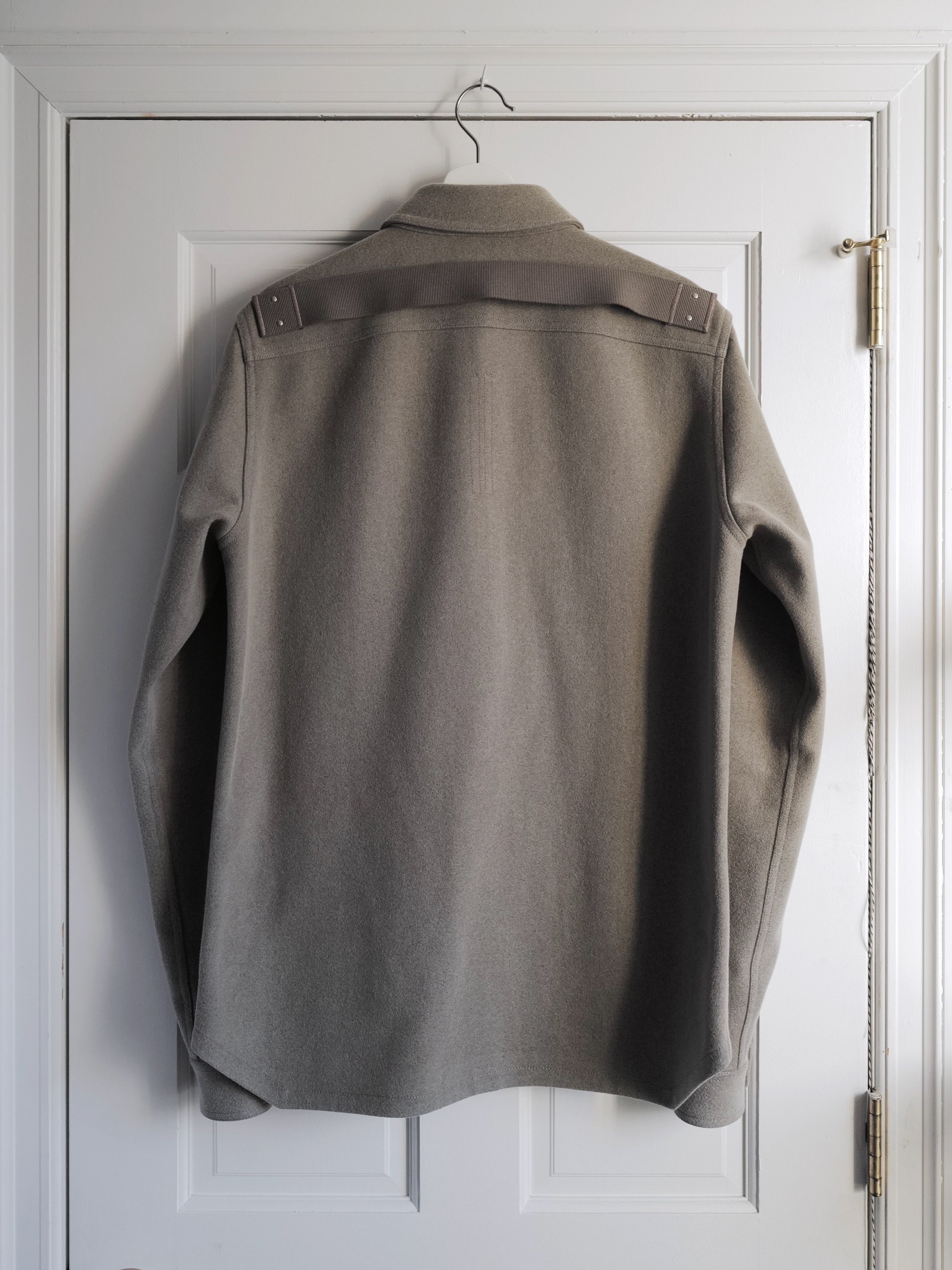 Rick Owens Melton Wool Workshirt Size US M / EU 48-50 / 2 - 2 Thumbnail