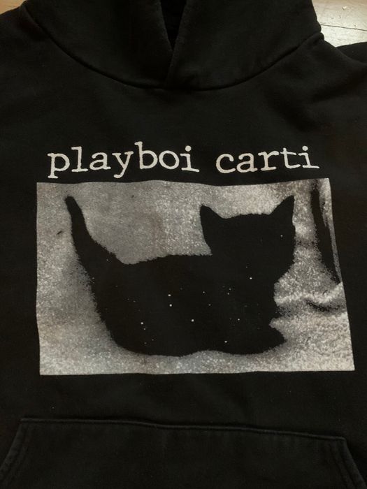 Playboi Carti Playboi Carti WLR Black Cat Hoodie | Grailed