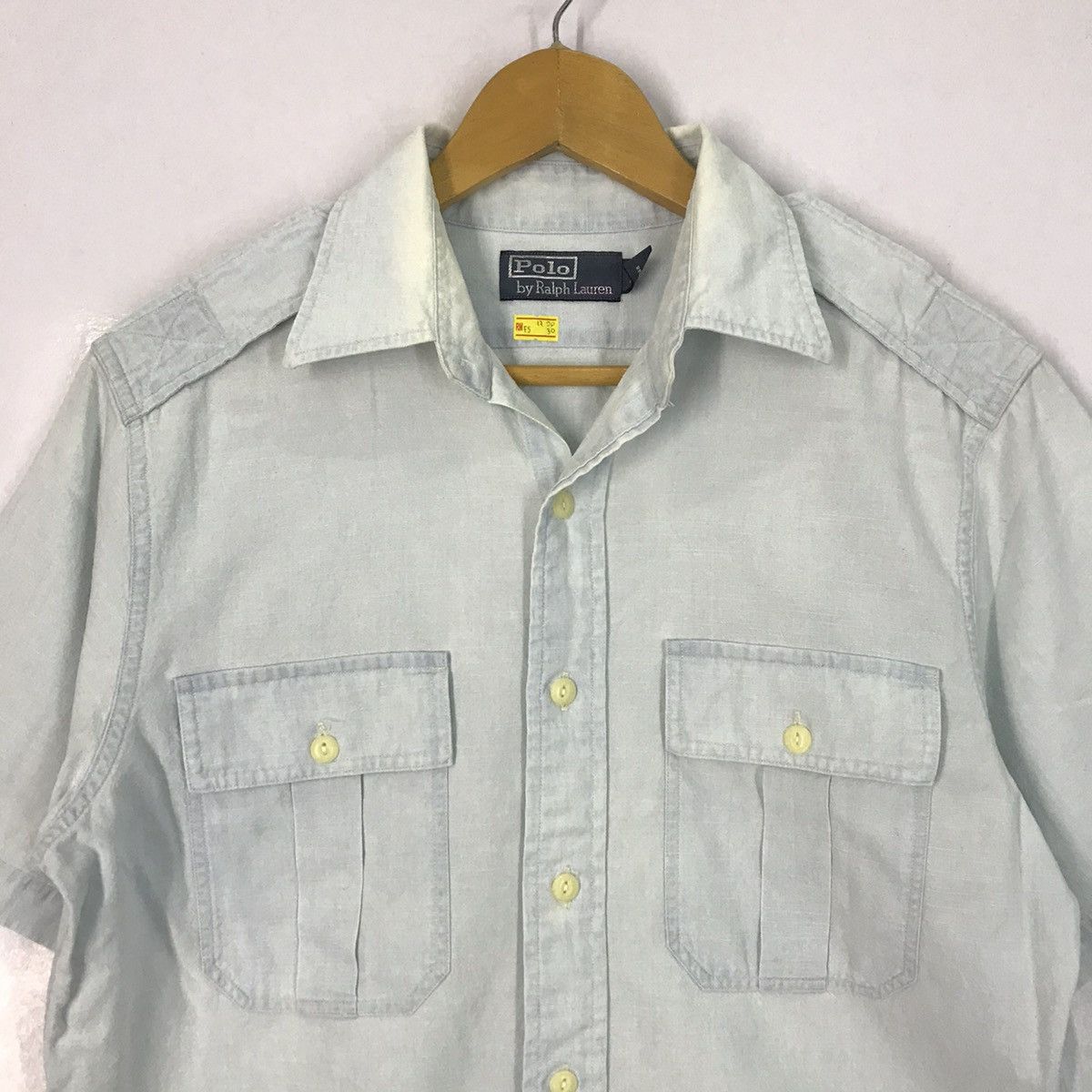 Polo Ralph Lauren Polo by Ralph Lauren military style button up shirt Tshirt Size US S / EU 44-46 / 1 - 2 Thumbnail