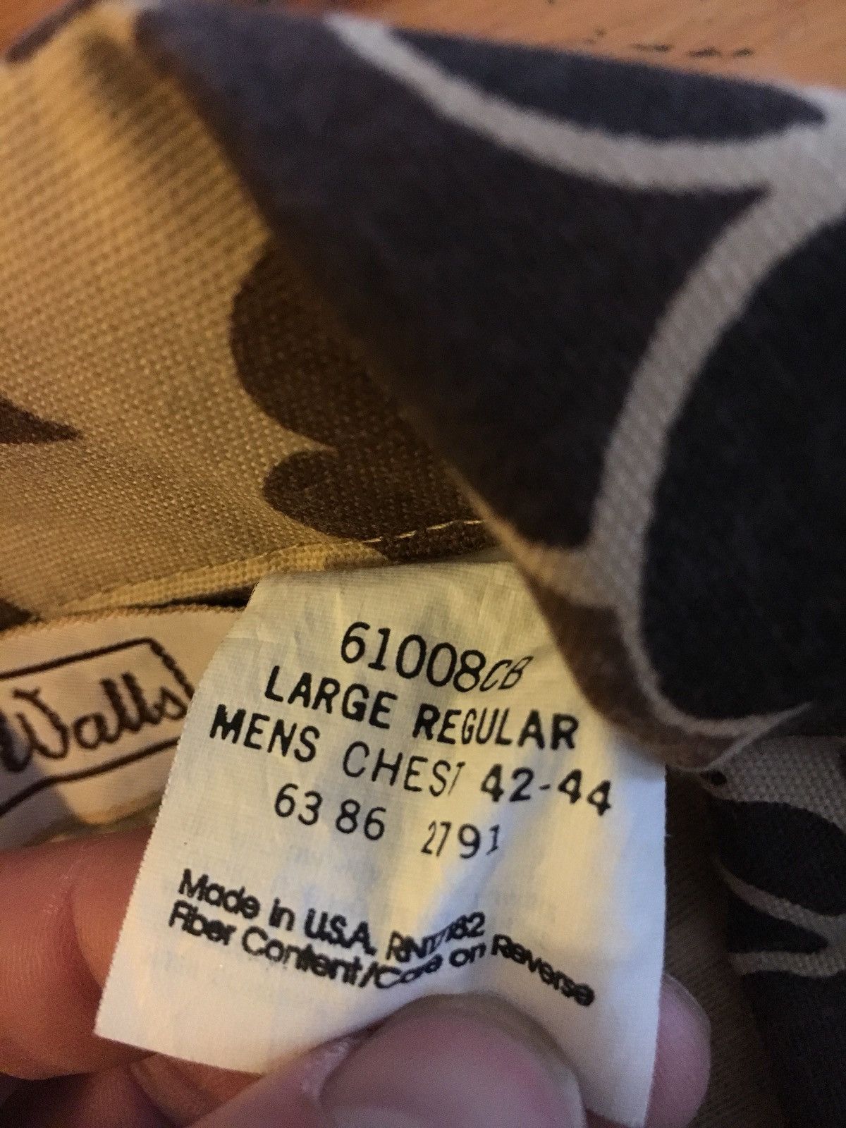 Vintage Vtg Walls🔥 Duck Camo Overall One Piece Hunting Bape USA Size US 31 - 7 Thumbnail