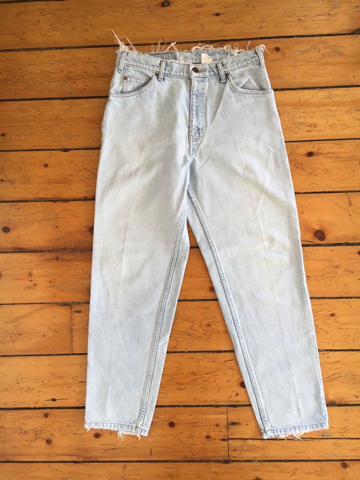 Levi's × Levi's Vintage Clothing × Vintage Vtg 80s🔥 550 RARE Orange Tag USA MADE 560 33x30 Size US 33 - 2 Thumbnail