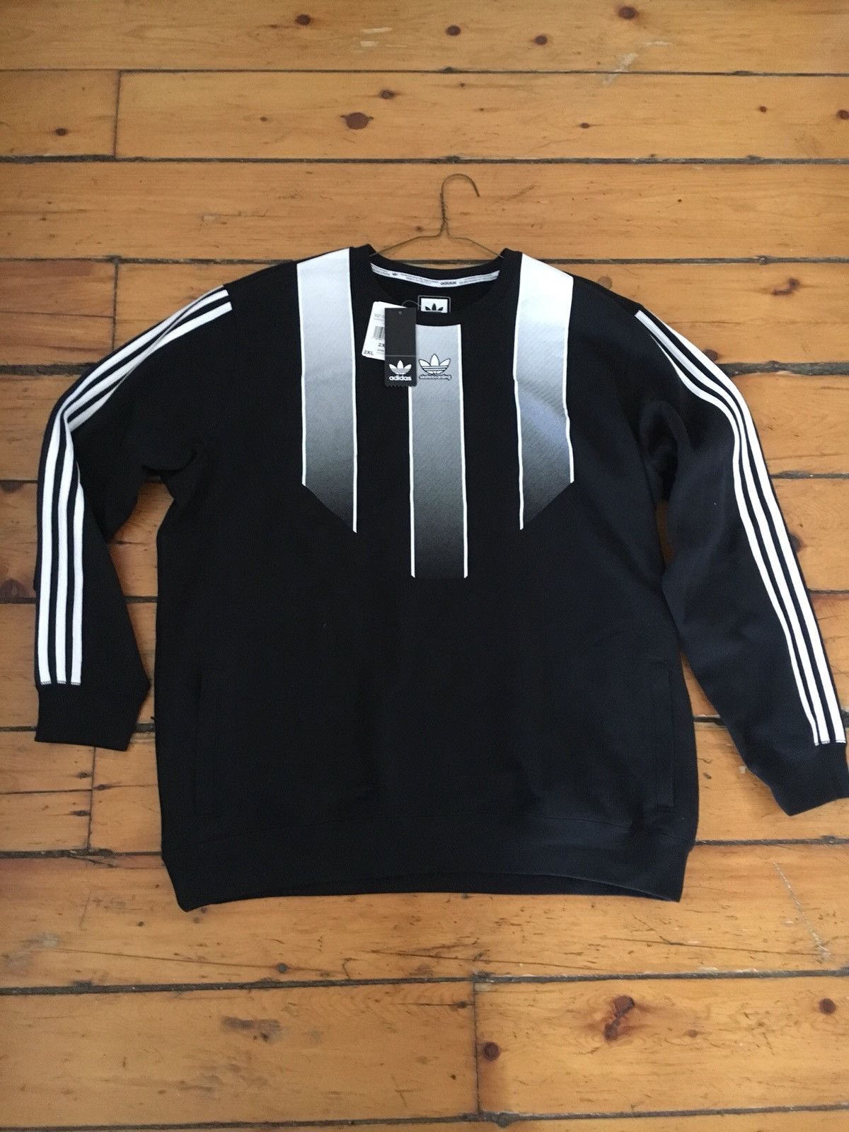 Adidas NEW🔥RARE Adidas Goalie Skateboarding Crew Neck Stash Pocket Size US XXL / EU 58 / 5 - 2 Thumbnail